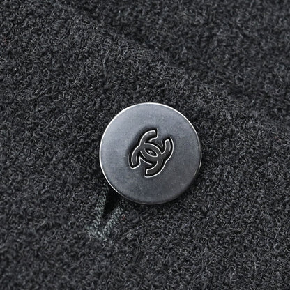 Chanel Long Coat Black