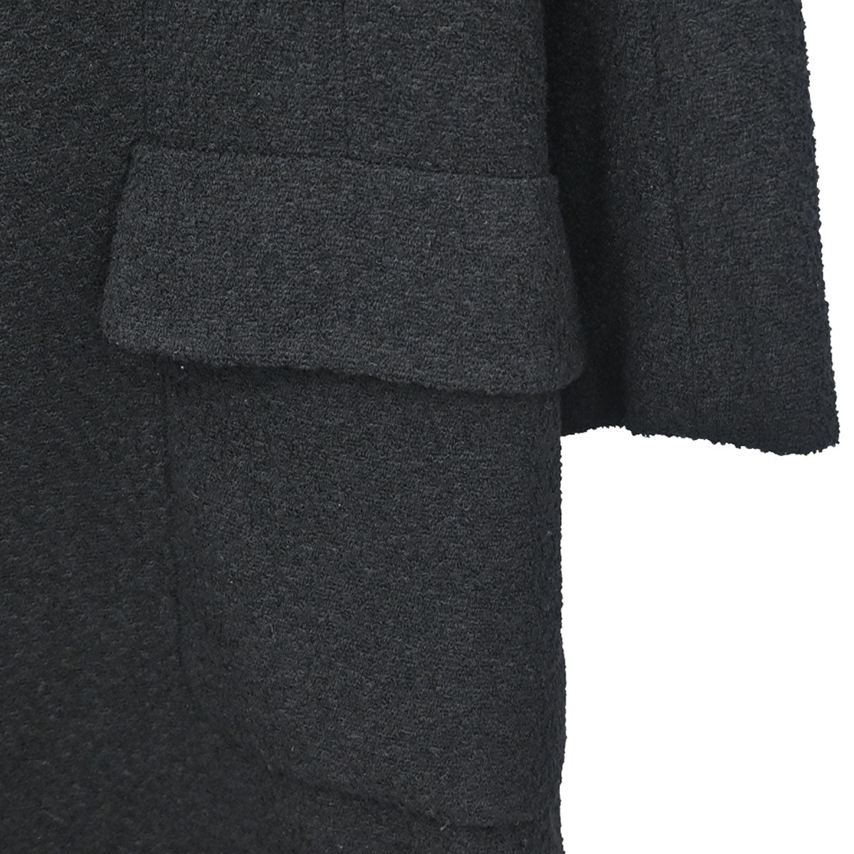Chanel Long Coat Black