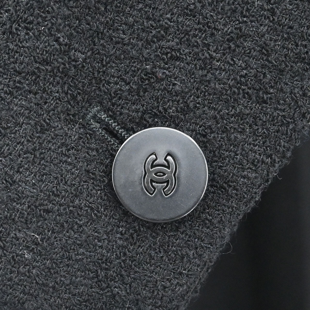 Chanel Long Coat Black