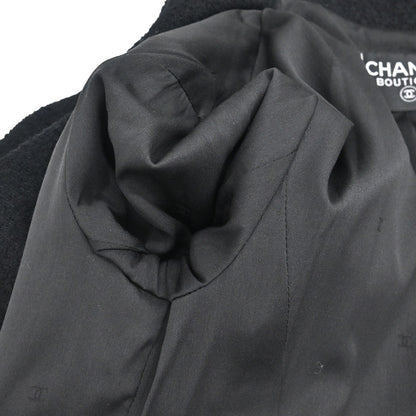 Chanel Long Coat Black