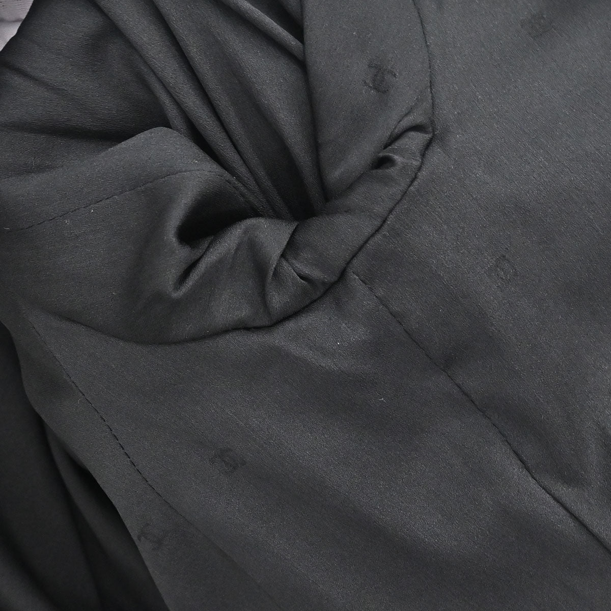 Chanel Long Coat Black