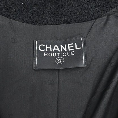 Chanel Long Coat Black