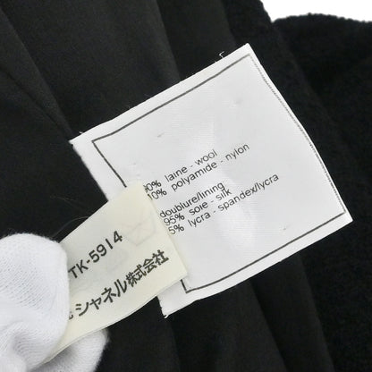 Chanel Long Coat Black