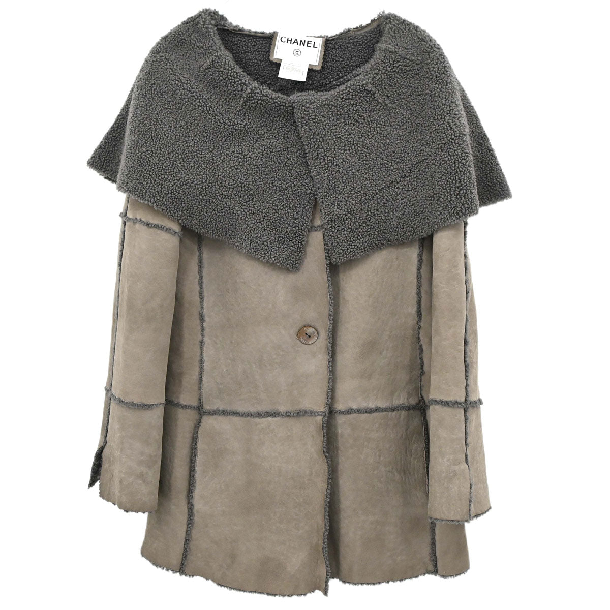 Chanel 2000 Mouton Jacket Brown #36