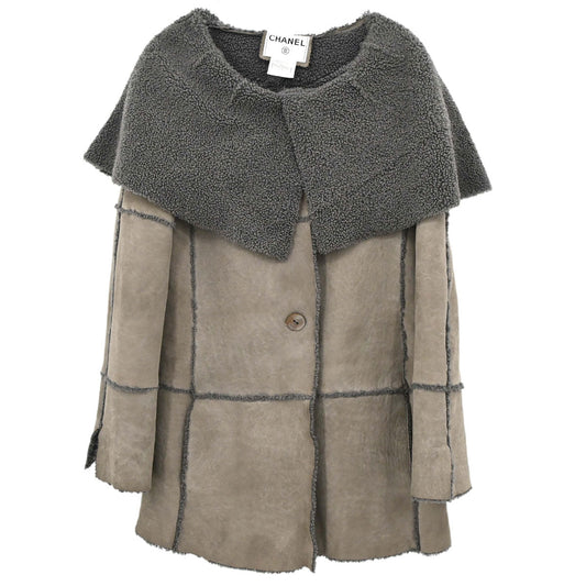 Chanel 2000 Mouton Jacket Brown #36