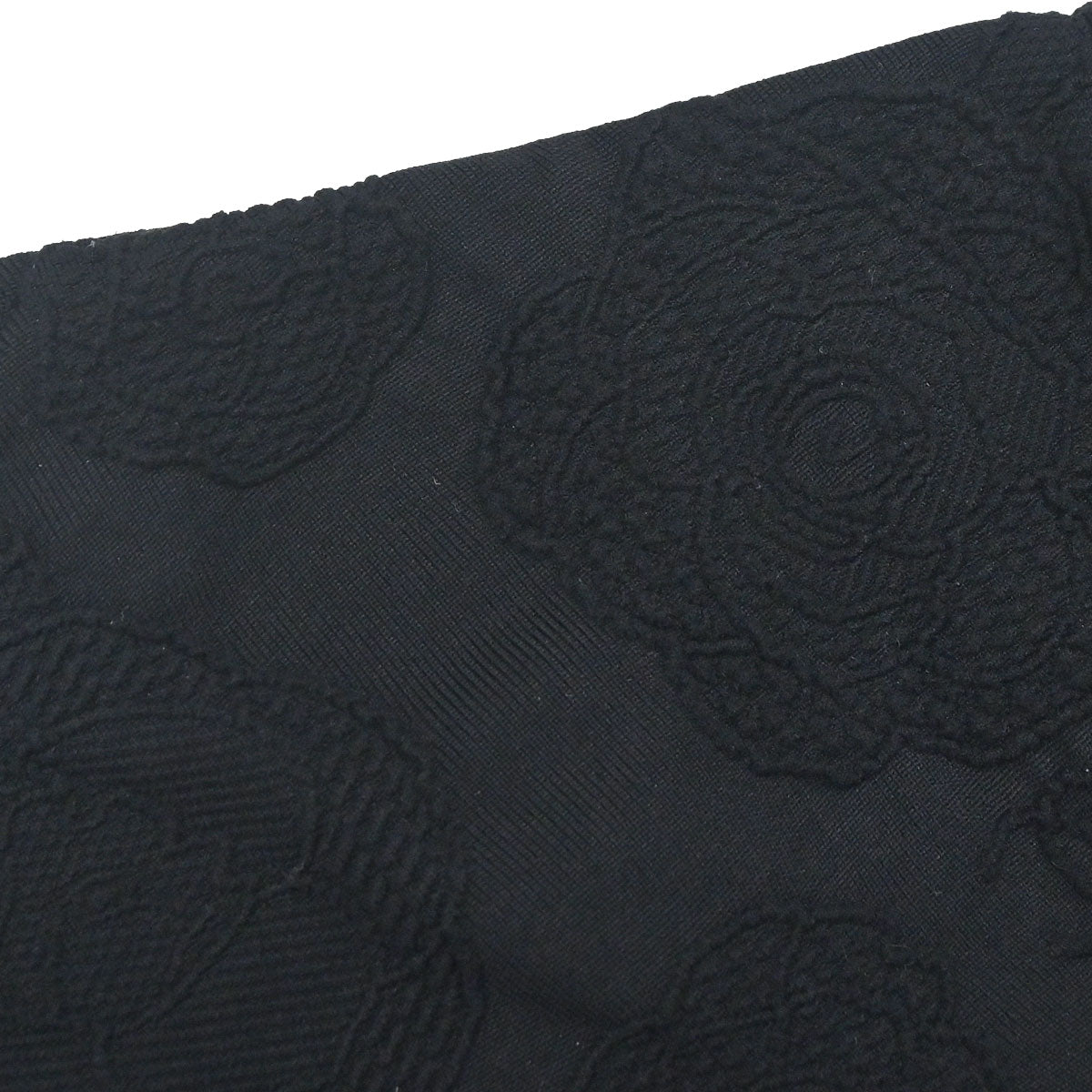 Chanel 1998 Short Sleeve Camellia CC Top Black #50