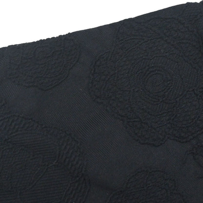 Chanel 1998 Short Sleeve Camellia CC Top Black #50
