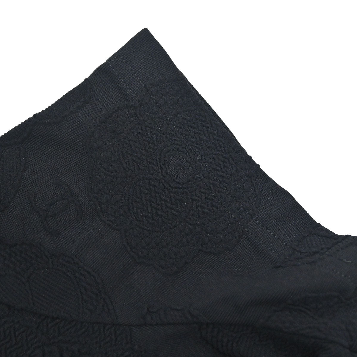 Chanel 1998 Short Sleeve Camellia CC Top Black #50
