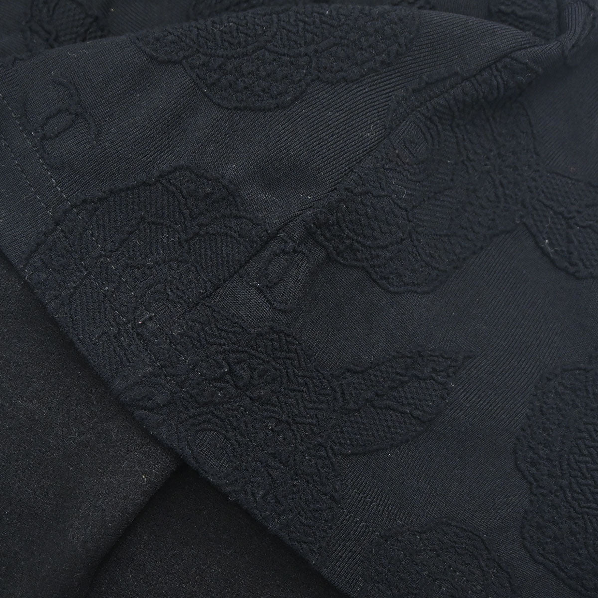 Chanel 1998 Short Sleeve Camellia CC Top Black #50