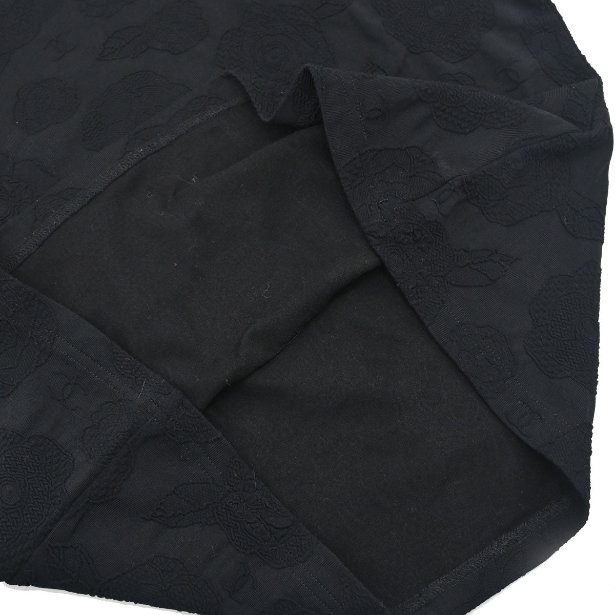 Chanel 1998 Short Sleeve Camellia CC Top Black #50