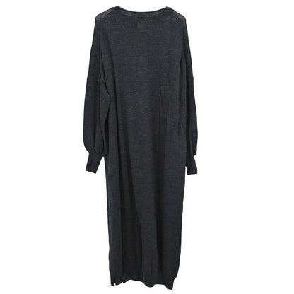 Chanel 2002 Knit Dress Gray #36