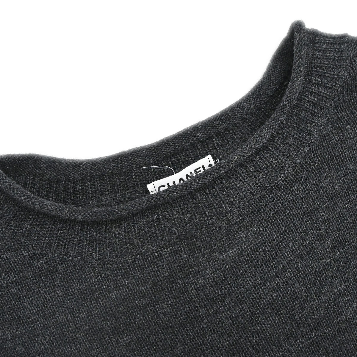 Chanel 2002 Knit Dress Gray #36