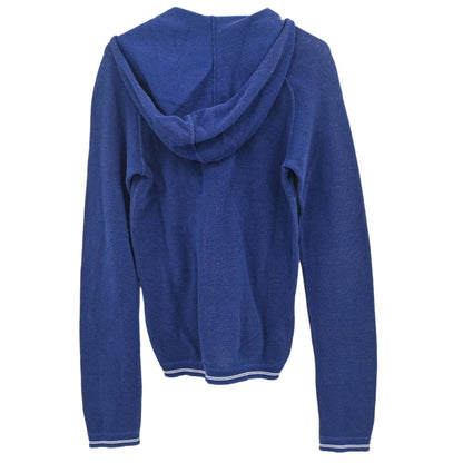 Chanel 2005 Sport Line Zip Up Hooded Tennis Jacket Navy #38