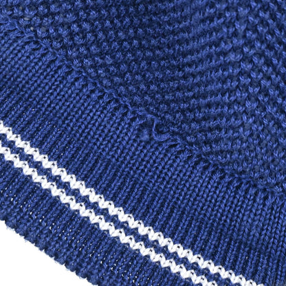 Chanel 2005 Sport Line Zip Up Hooded Tennis Jacket Navy #38