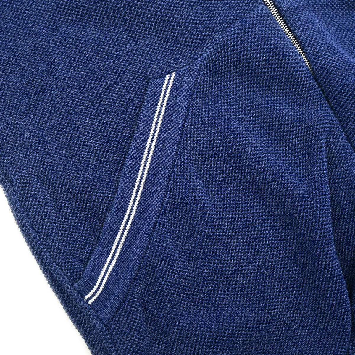 Chanel 2005 Sport Line Zip Up Hooded Tennis Jacket Navy #38
