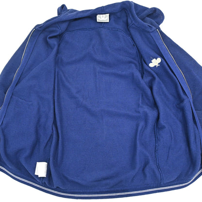 Chanel 2005 Sport Line Zip Up Hooded Tennis Jacket Navy #38