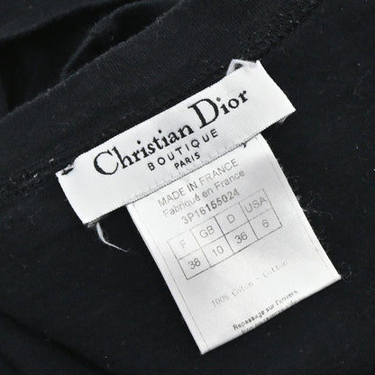 Christian Dior 2003 T-shirt Top Denim Print Black #38