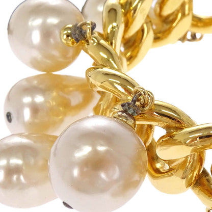 Chanel Gold Costume Pearl Bracelet Bangle Accessories 25