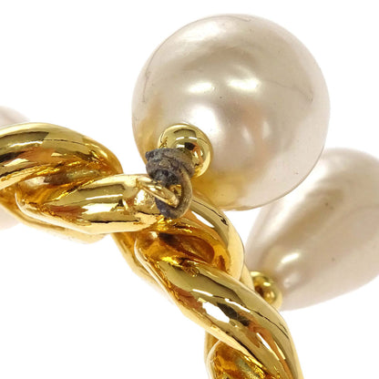 Chanel Gold Costume Pearl Bracelet Bangle Accessories 25