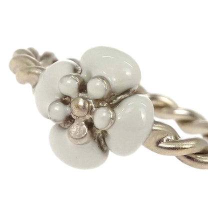 Chanel Ring Twisted Rope Flower Gold #51 B14V