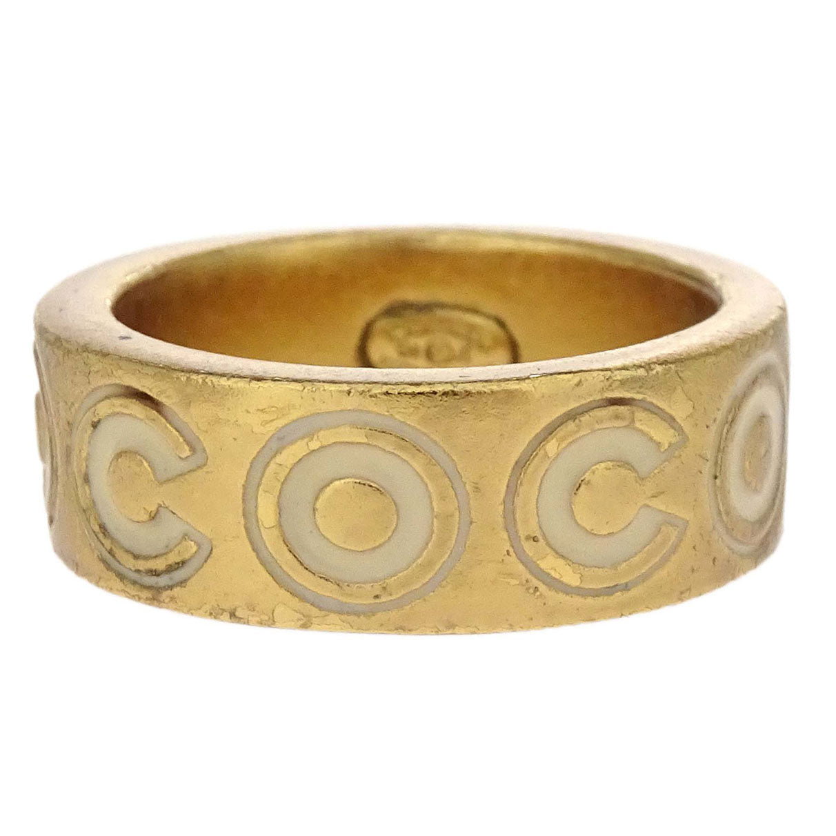 Chanel Ring COCO Gold #53 01A