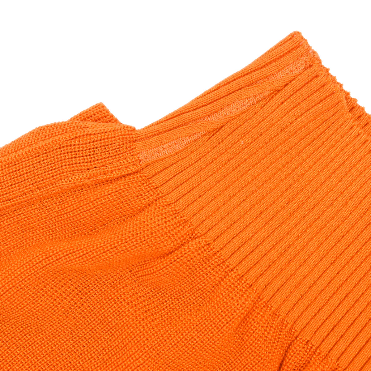 Chanel 1996 Button Up Skirt Orange #36