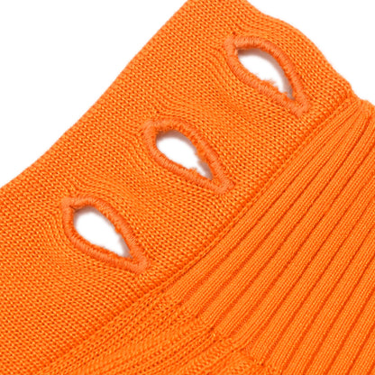 Chanel 1996 Button Up Skirt Orange #36