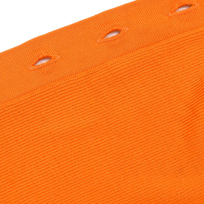 Chanel 1996 Button Up Skirt Orange #36