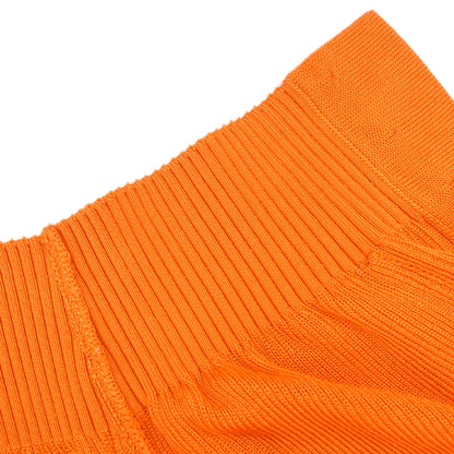 Chanel 1996 Button Up Skirt Orange #36