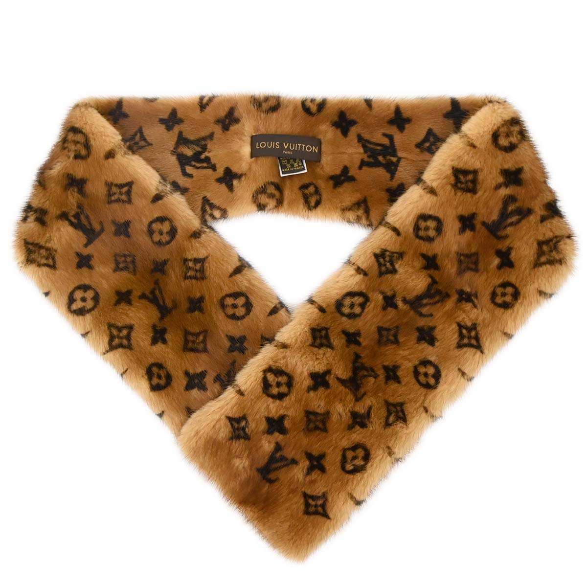 Louis Vuitton Monogram Mink Shawl Stole M72245