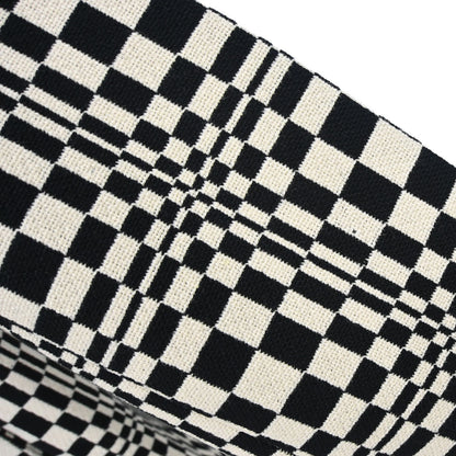 Celine Check Coat Black White #38