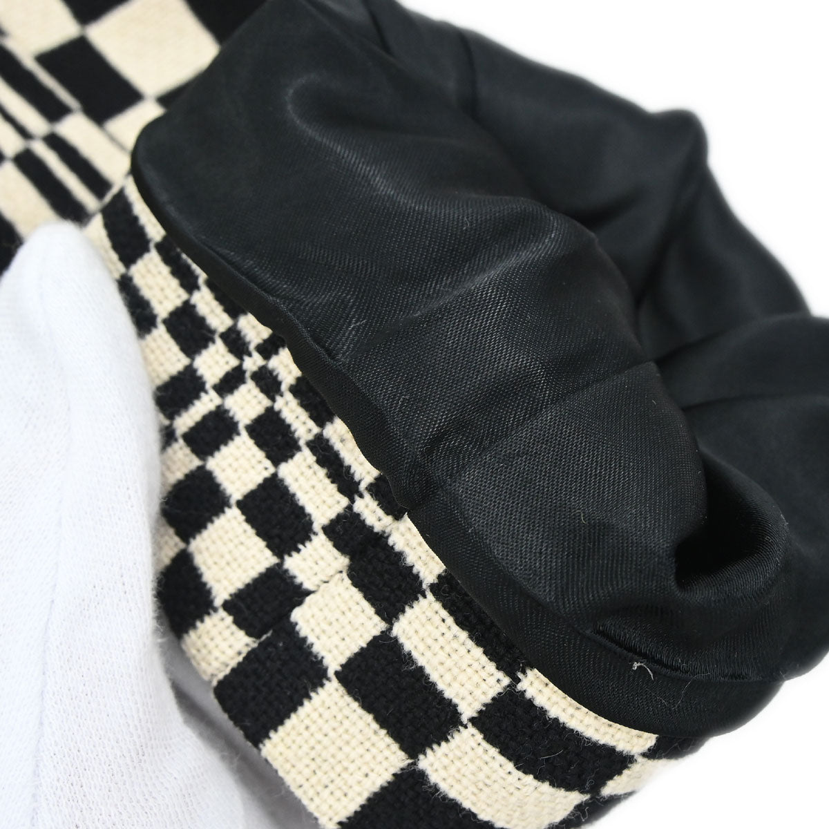 Celine Check Coat Black White #38