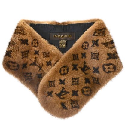 Louis Vuitton Monogram Mink Shawl Stole M78744