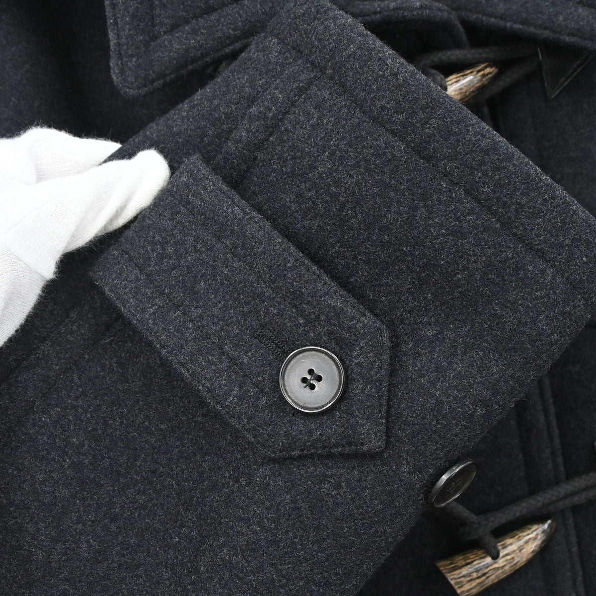 Hermes Hooded Duffle Coat Gray #50