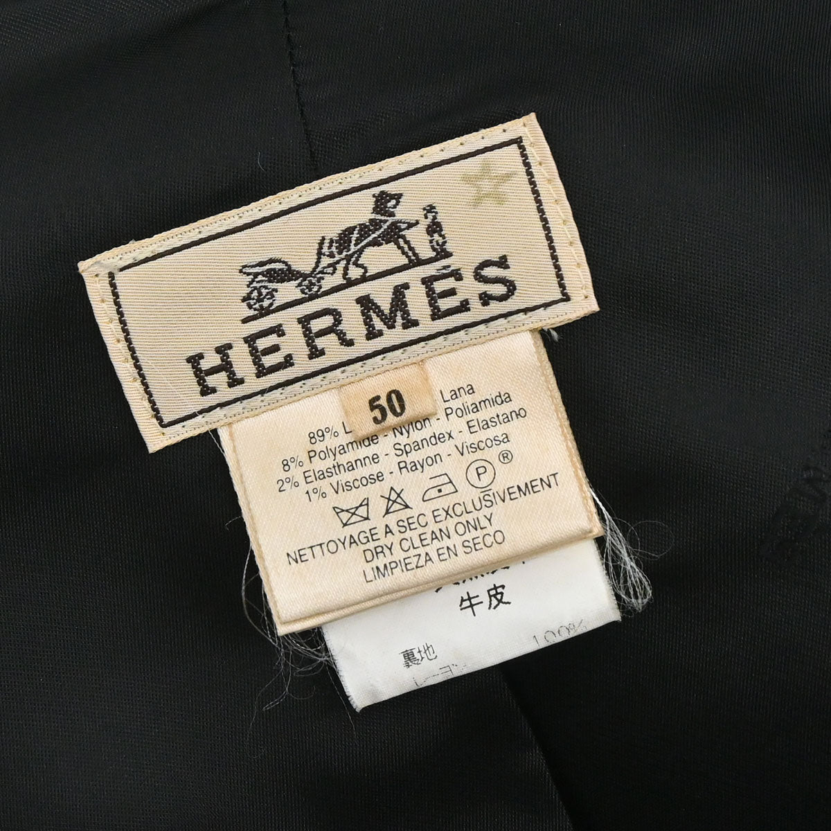 Hermes Hooded Duffle Coat Gray #50