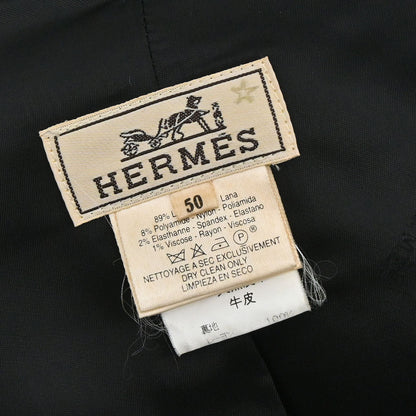 Hermes Hooded Duffle Coat Gray #50