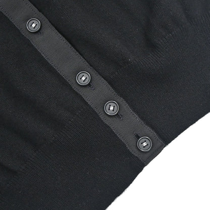 Chanel 1995 Short Sleeve Cardigan Black #42