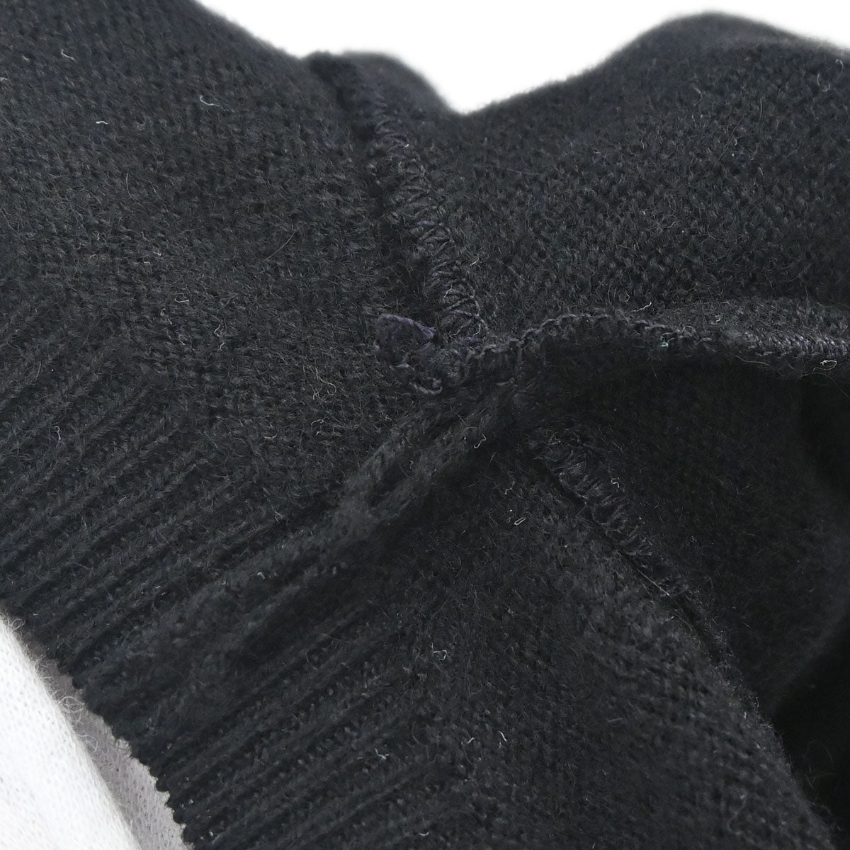 Chanel 1995 Short Sleeve Cardigan Black #42