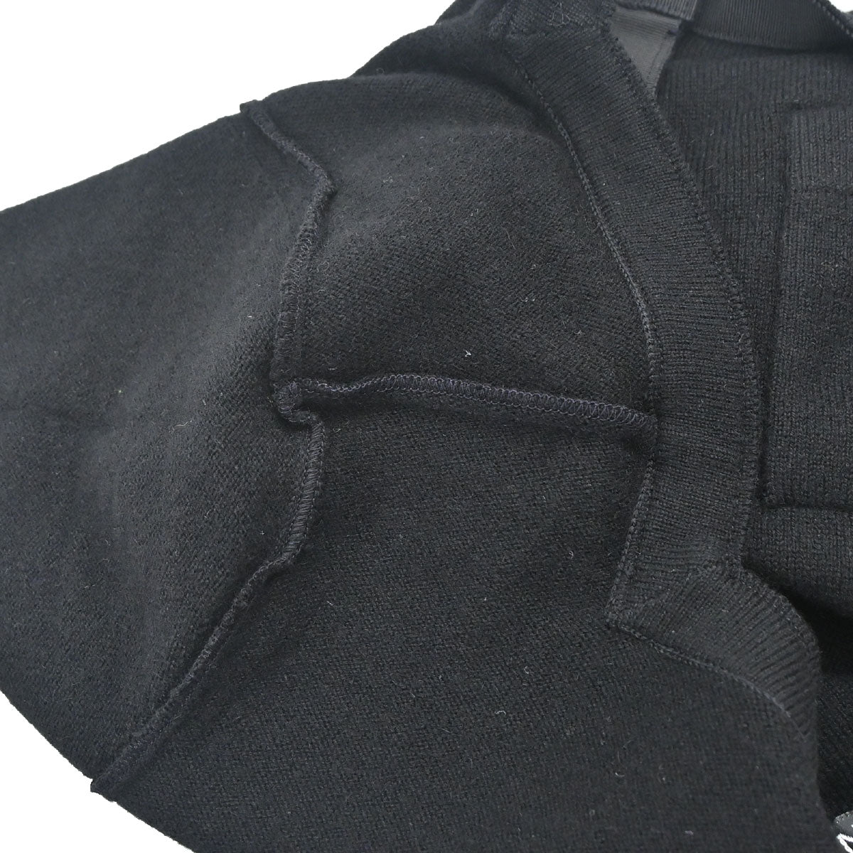 Chanel 1995 Short Sleeve Cardigan Black #42