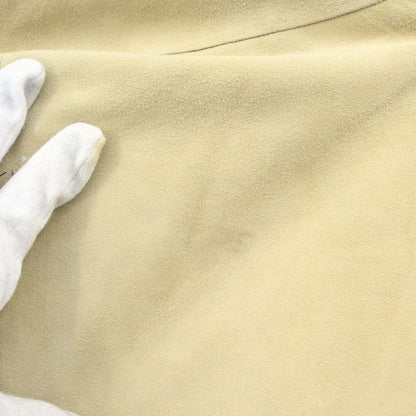 Loewe 2011 Long Pants Suede Beige #36