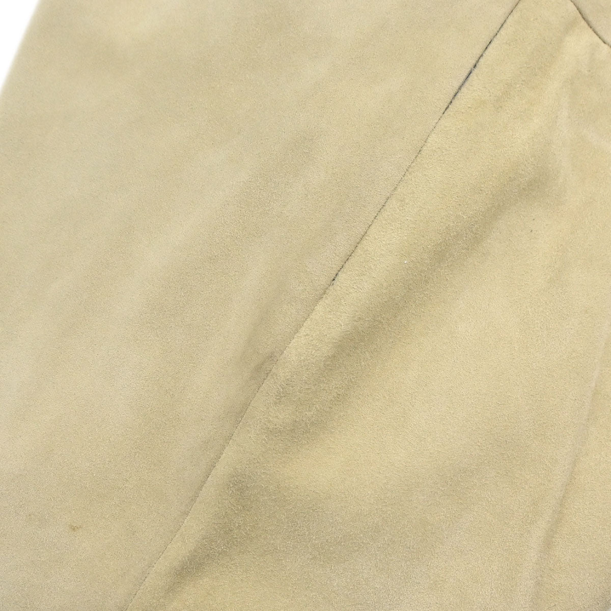 Loewe 2011 Long Pants Suede Beige #36
