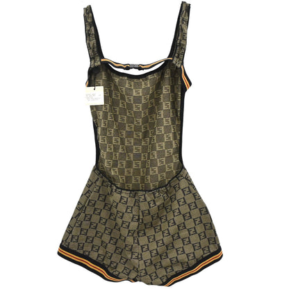 Fendi Zucchino Swimwear Swimsuit Khaki #40