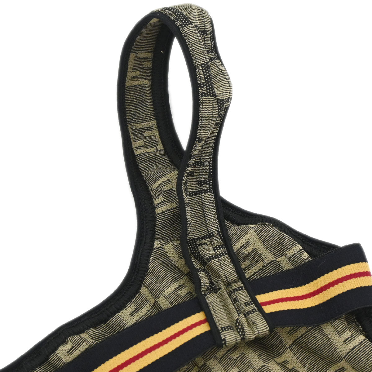 Fendi Zucchino Swimwear Swimsuit Khaki #40
