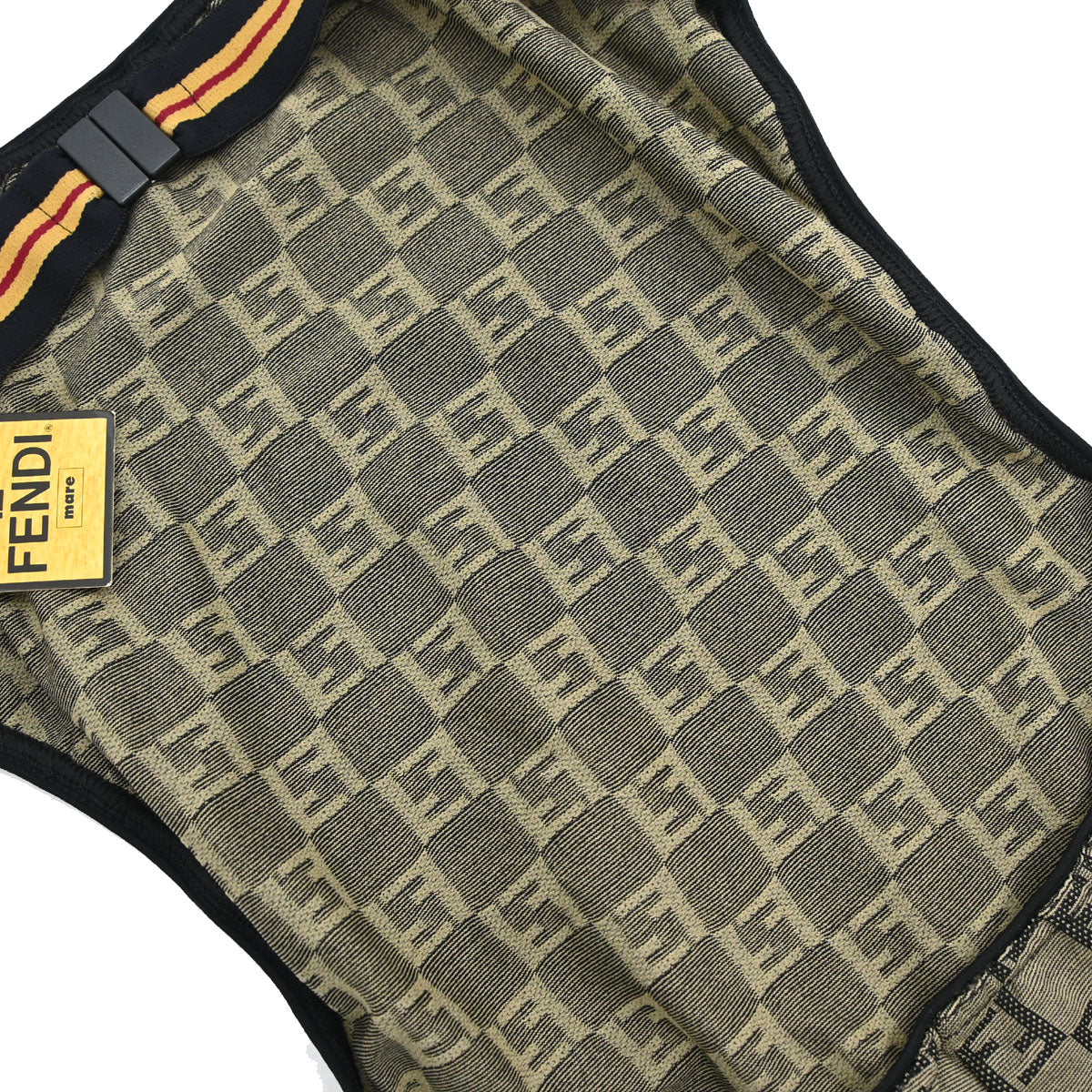 Fendi Zucchino Swimwear Swimsuit Khaki #40
