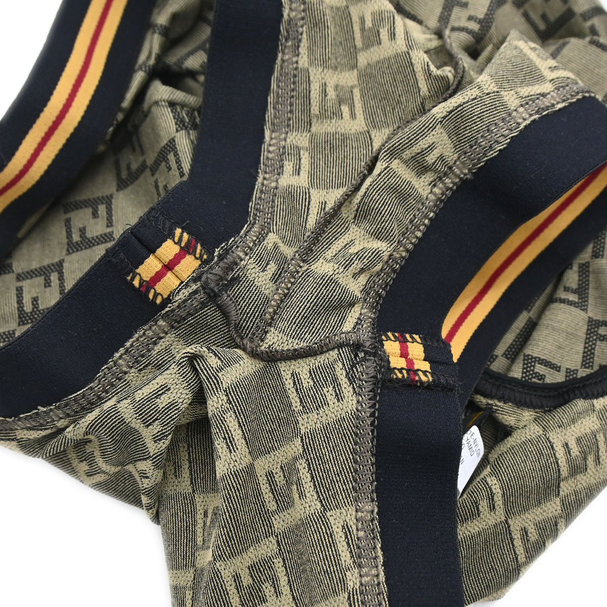 Fendi Zucchino Swimwear Swimsuit Khaki #40