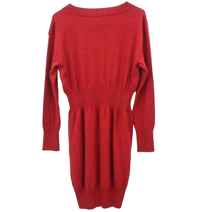 Yves Saint Laurent Knit Dress Red #M