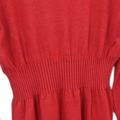 Yves Saint Laurent Knit Dress Red #M