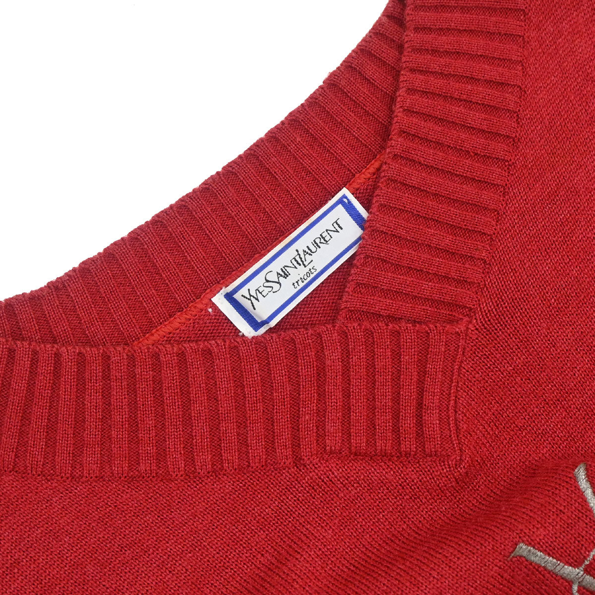 Yves Saint Laurent Knit Dress Red #M