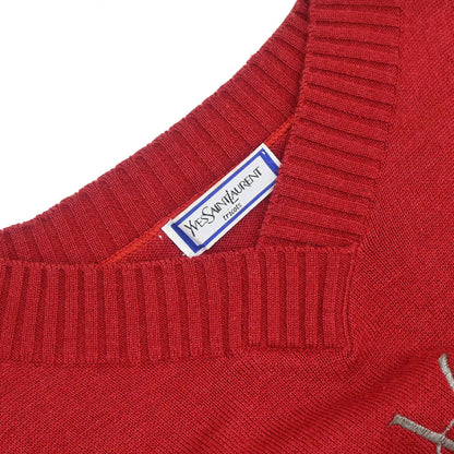 Yves Saint Laurent Knit Dress Red #M
