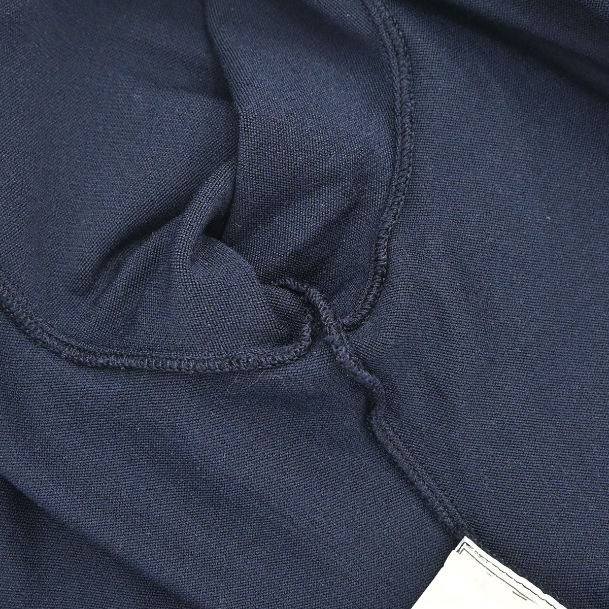 Chanel 2002 Cardigan Lace Rhinestone CC Navy #42